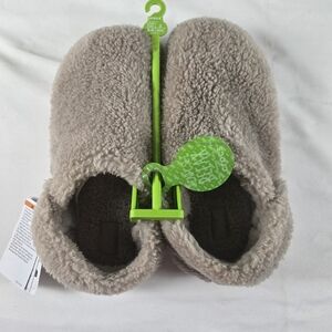 Crocs Classic Cozzzy Slippers Sherpa Fleece Lined Beige Womens 9 Mens 7 NWT